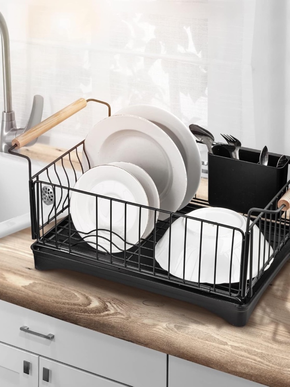 Dish Drying Rack - Dish Rack for Kitchen Counter - 100% Stainless Steel